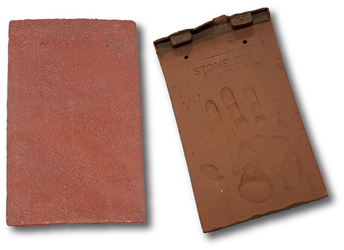 Danbury clay front and rear tile