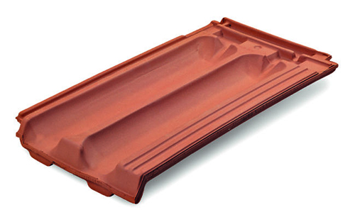 Flat roof tile
