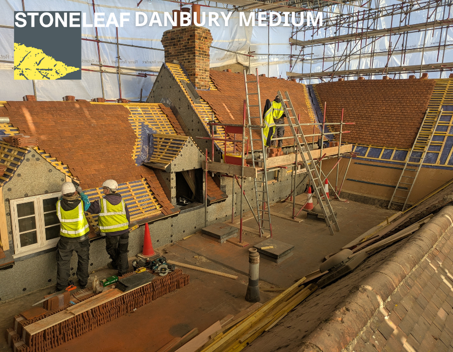 Stoneleaf Danbury Handmade Plain Tiles fitted to the Bay Horse moulsham street